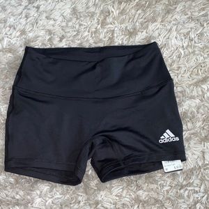 Adidas black spandex shorts